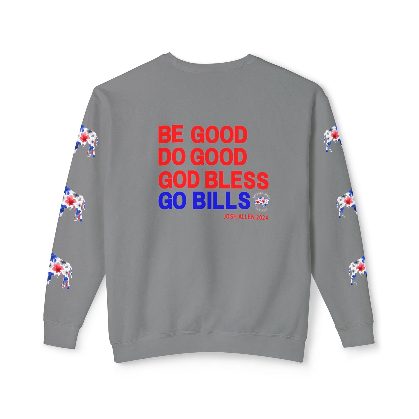 2024 MVP Quote Buffalo Football Unisex Lightweight Crewneck Sweatshirt