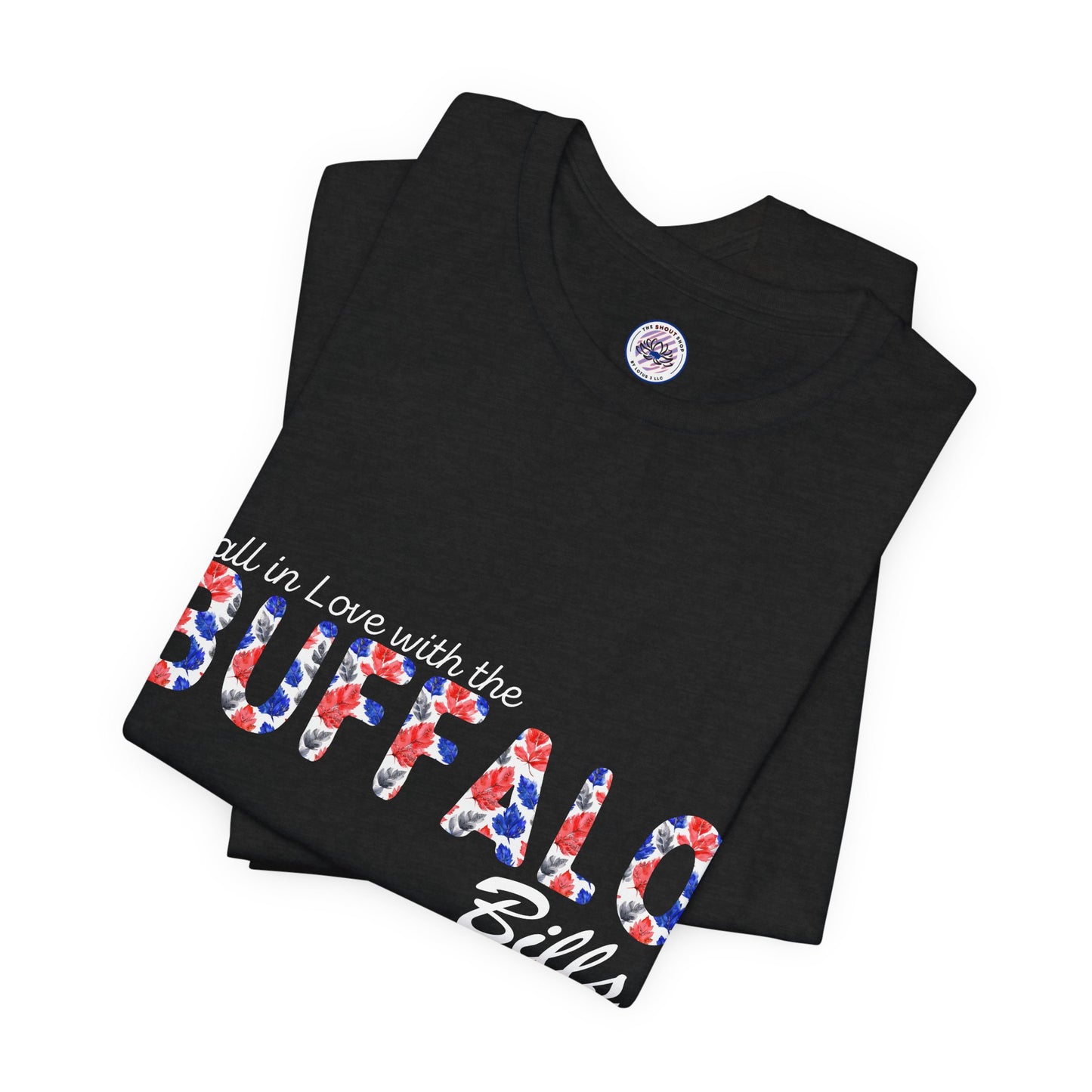 Fall in Love with the Bills Watercolor Leaves T-Shirt