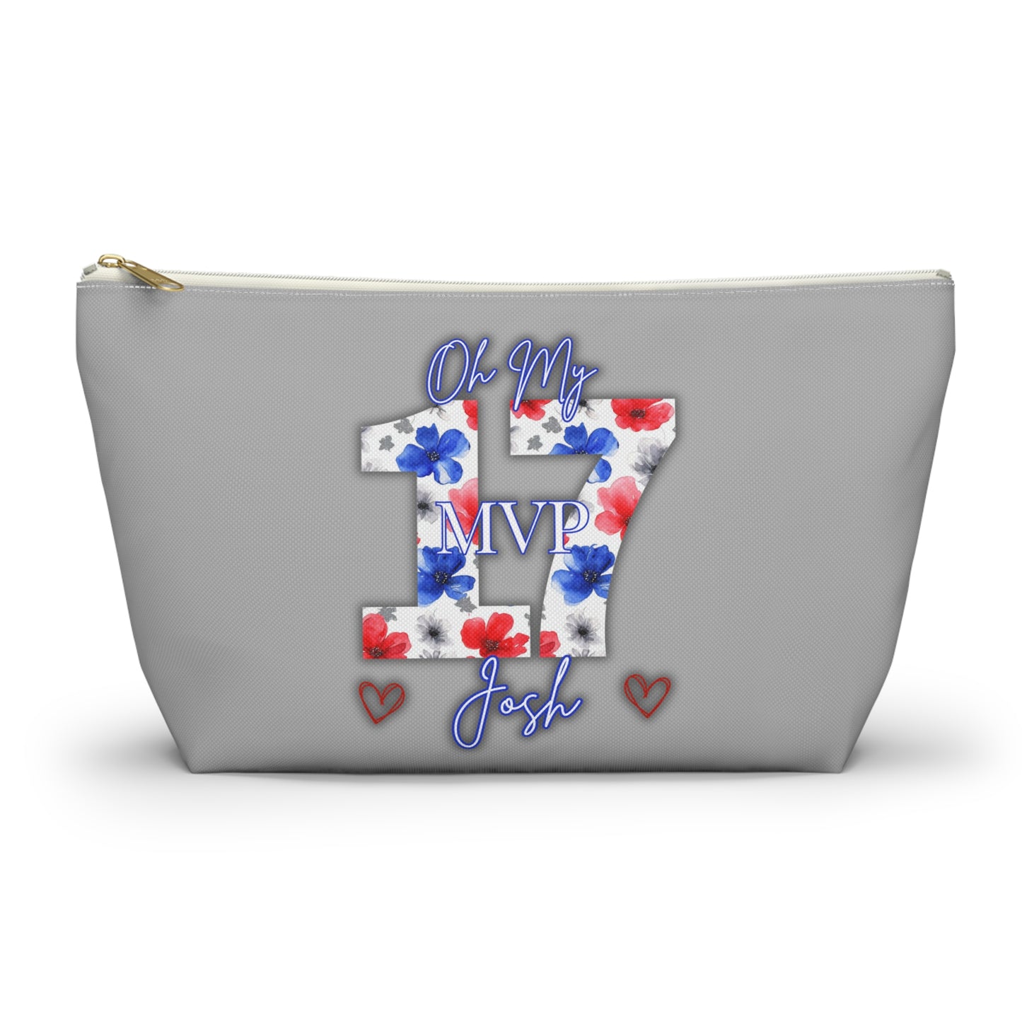 Oh My Josh Buffalo Football Retro Accessory Pouch w T-bottom