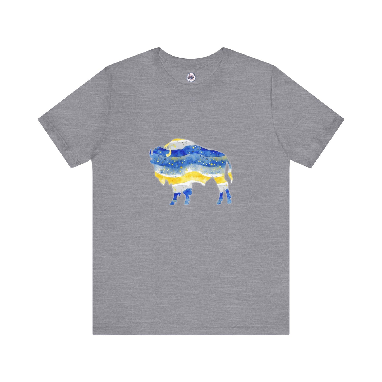 Sabres Watercolor Buffalo Unisex Short Sleeve Tee