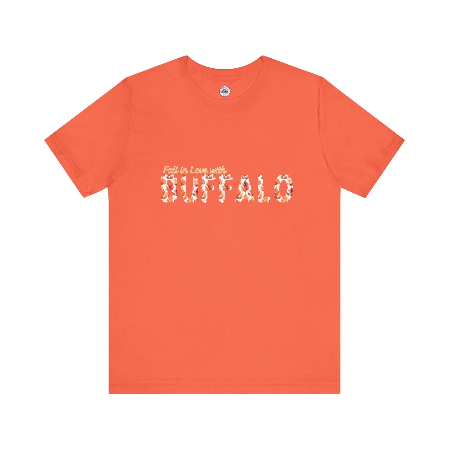 Watercolor Buffalo Leaves T-Shirt (Where else would you rather be...)