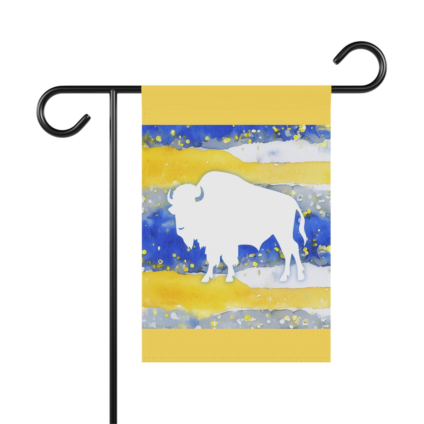 Buffalo Hockey Pride Watercolor Stripe Theme