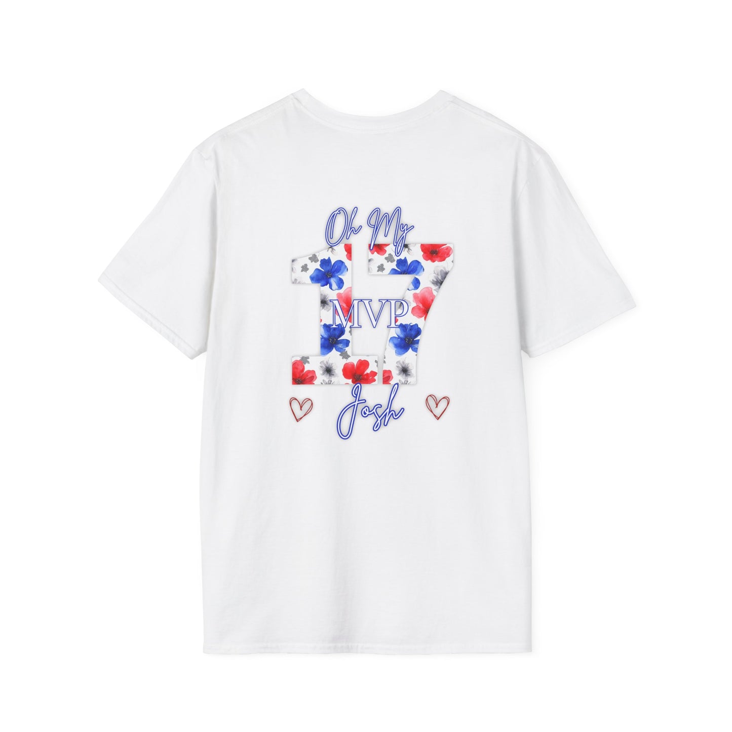 Floral MVP T-Shirt - Unisex Softstyle Tee for Celebrations