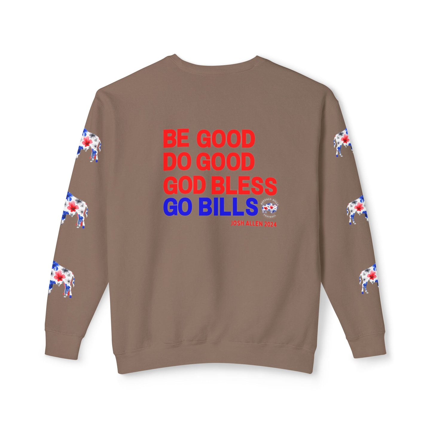 2024 MVP Quote Buffalo Football Unisex Lightweight Crewneck Sweatshirt