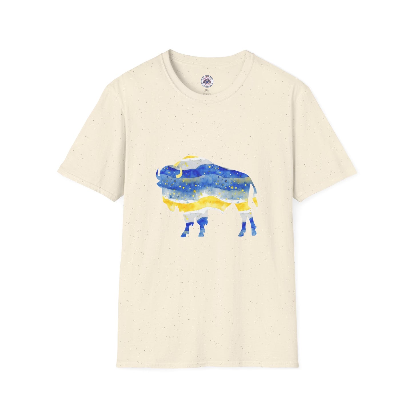 Buffalo Sabres Watercolor Unisex Softstyle T-Shirt GILDAN 6400