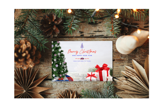 Buffalo Bills Themed Christmas Cards