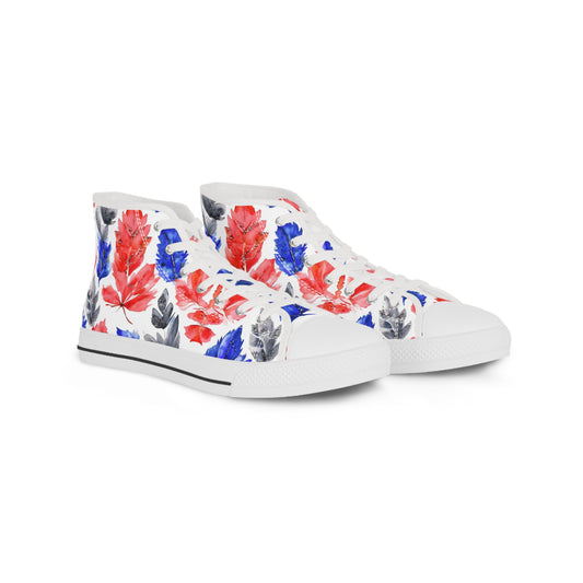 Buffalo Football Leaf Watercolor High Tops