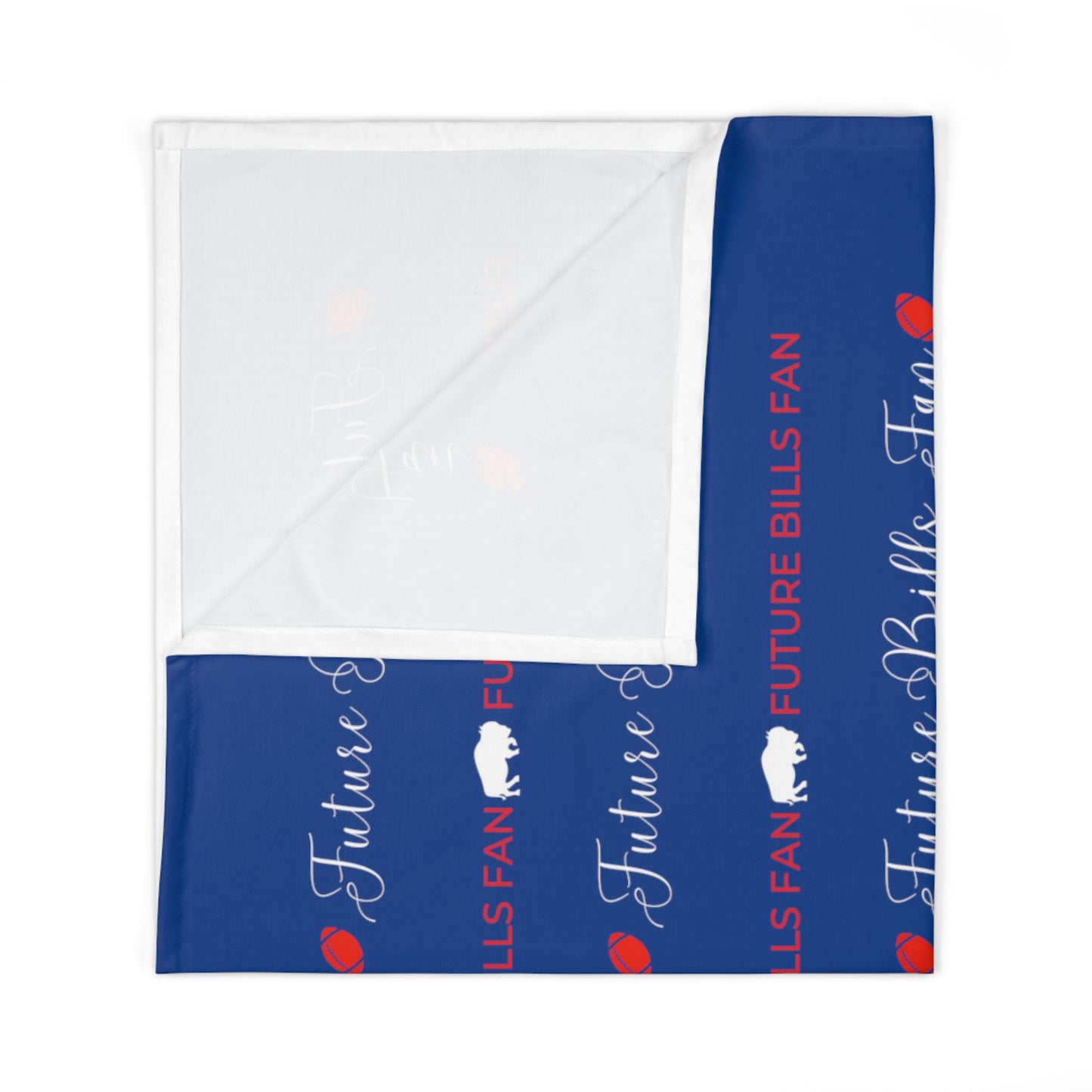 Future Buffalo Bills Fan Baby Swaddle Blanket