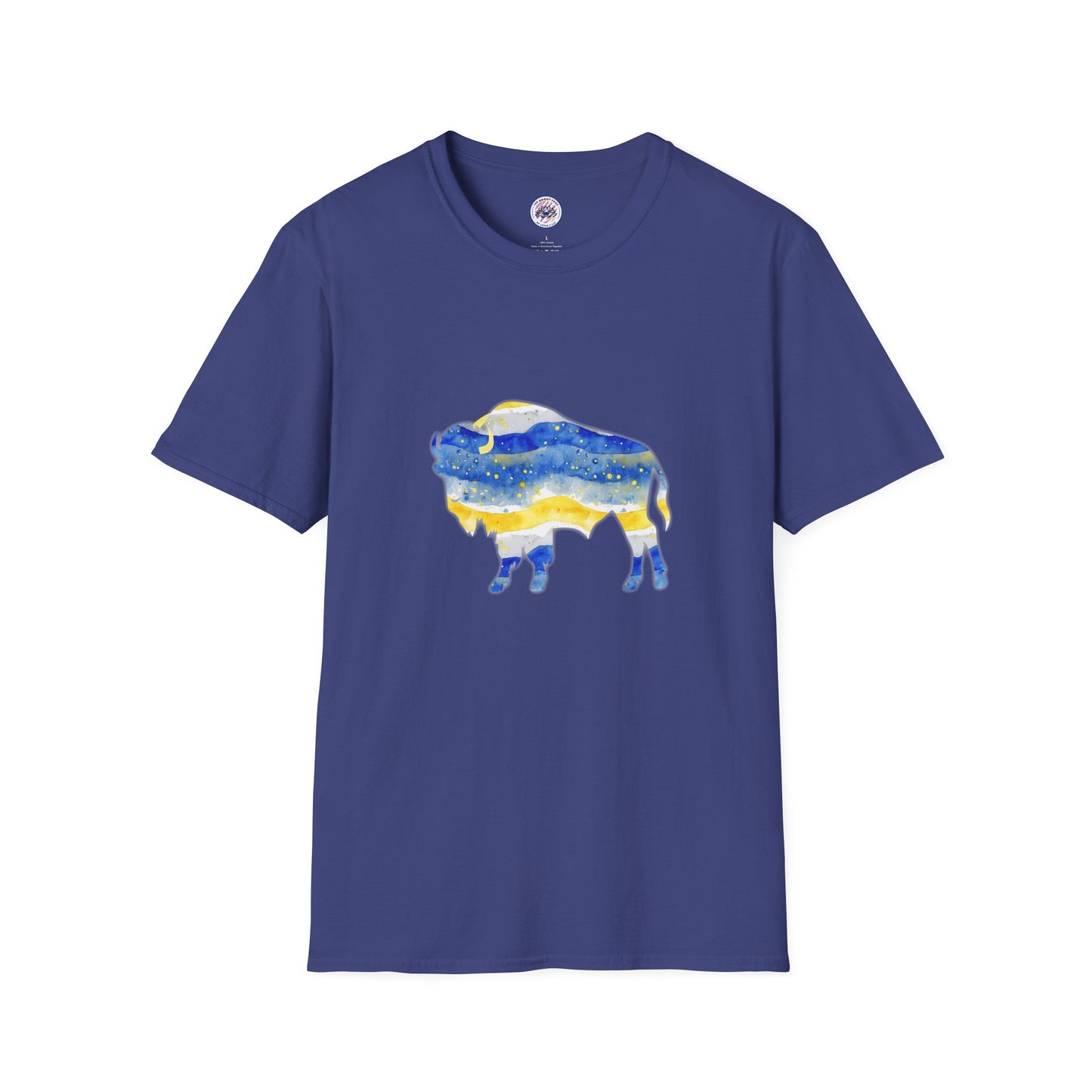 Buffalo Sabres Watercolor Buffalo Unisex Softstyle T-Shirt