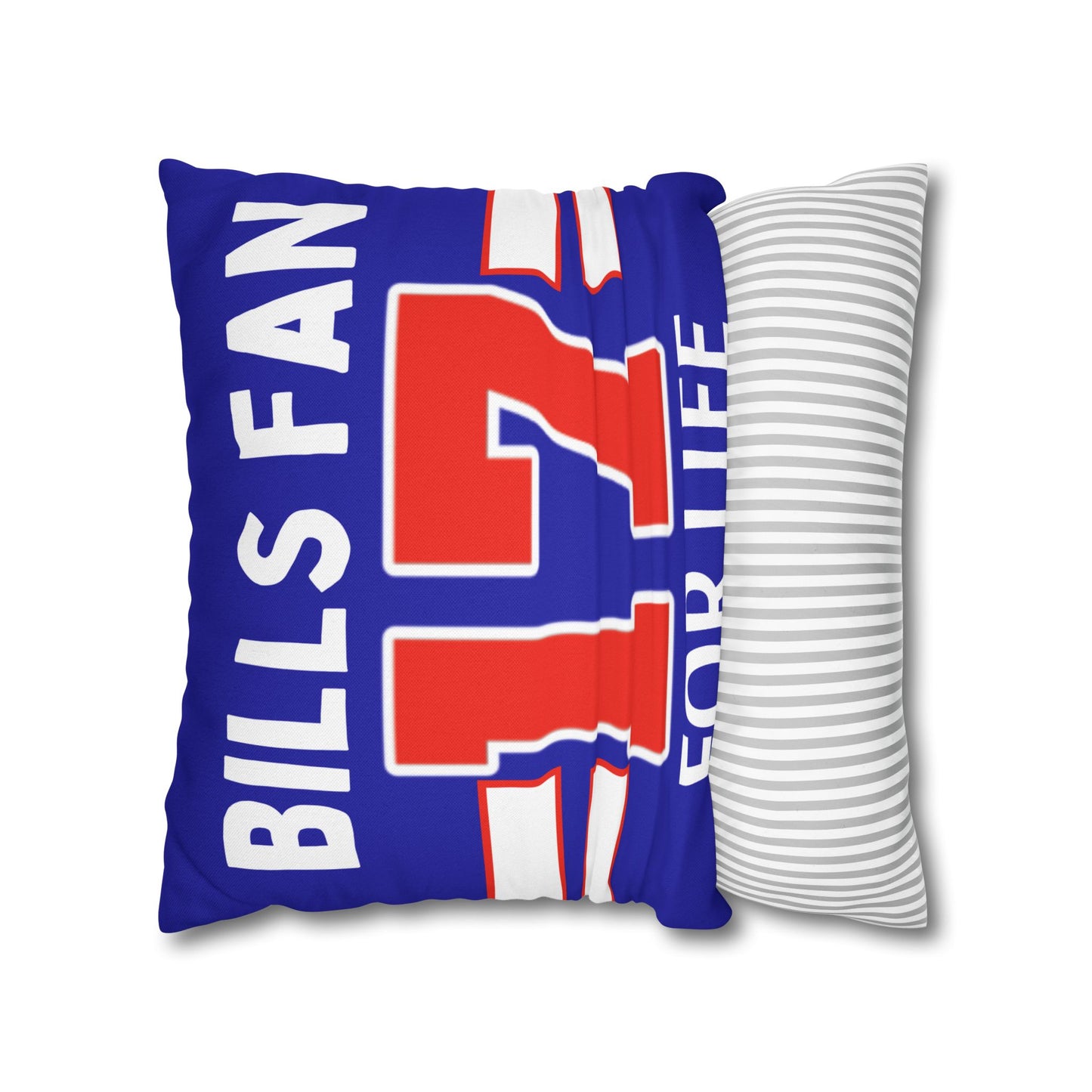 MVP #17 Buffalo Football Fan Spun Polyester Square Pillow Case