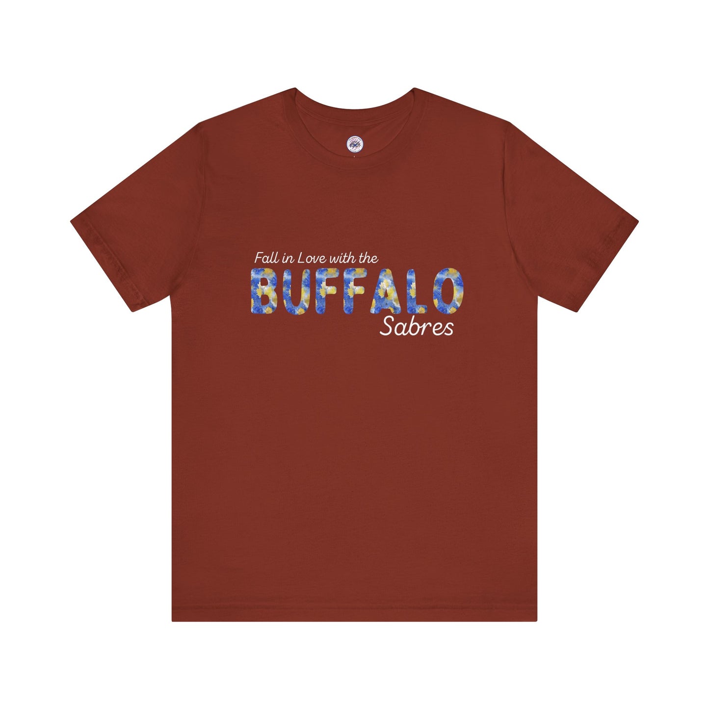 Watercolor Buffalo Sabres Leaves T-Shirt (Where else would you rather be...)