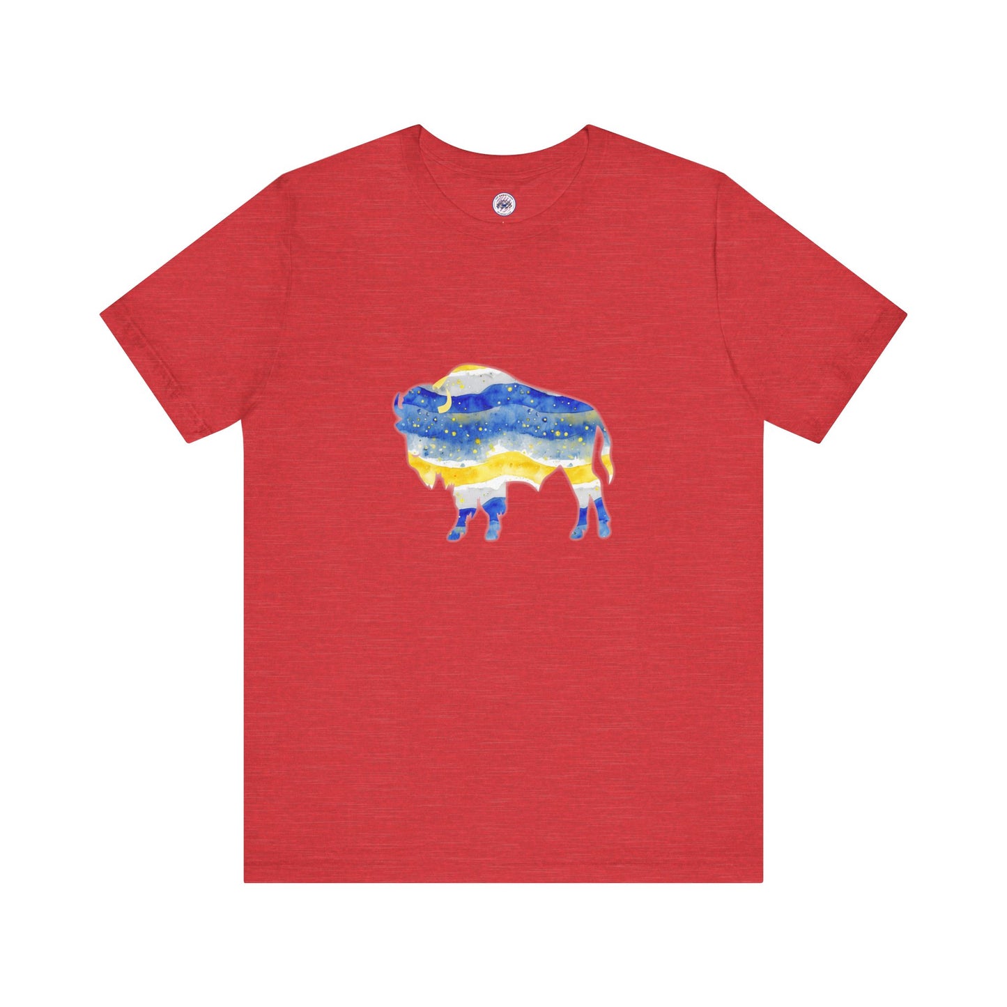 Sabres Watercolor Buffalo Unisex Short Sleeve Tee