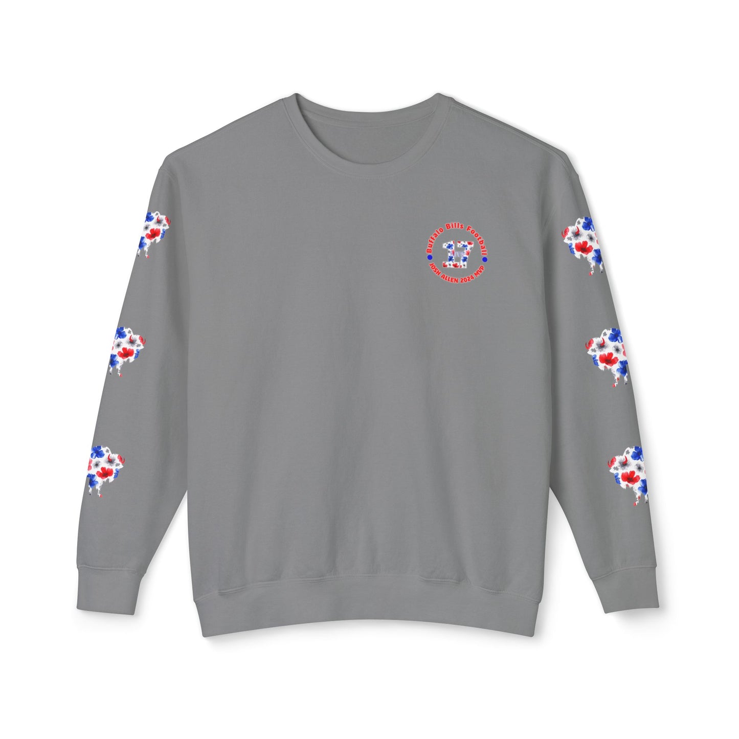 2024 MVP Quote Buffalo Football Unisex Lightweight Crewneck Sweatshirt