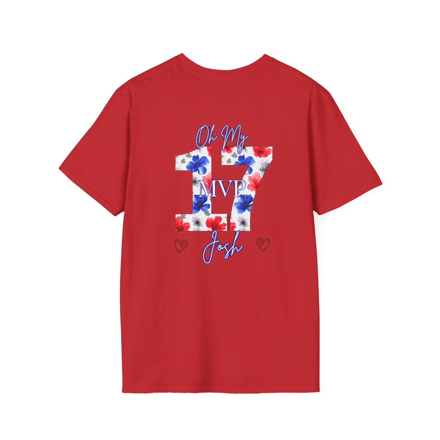 Floral MVP T-Shirt - Unisex Softstyle Tee for Celebrations