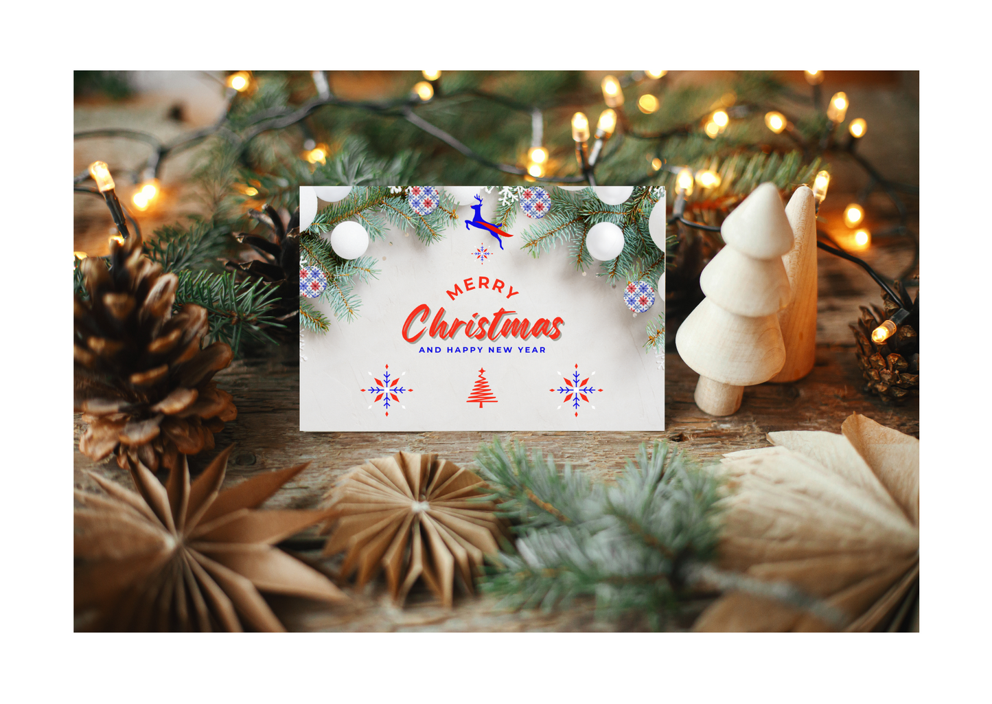 Buffalo Bills Themed Christmas Cards