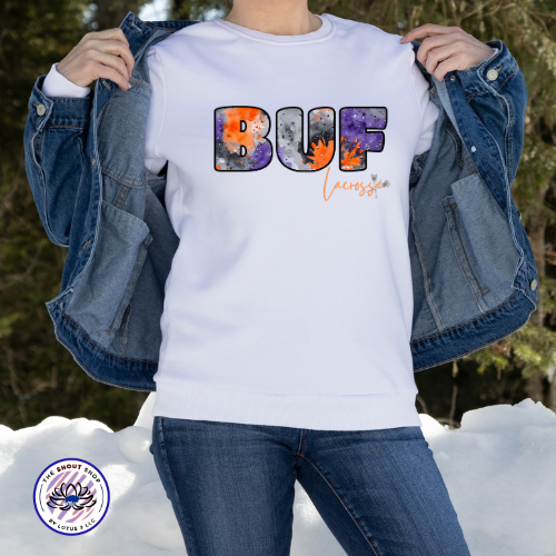 Bandits Paint Splatter BUF Watercolor Unisex Heavy Blend™ Crewneck Sweatshirt