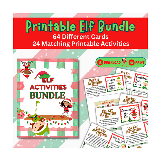Elf Activity Bundle for Each Day of Decmember
