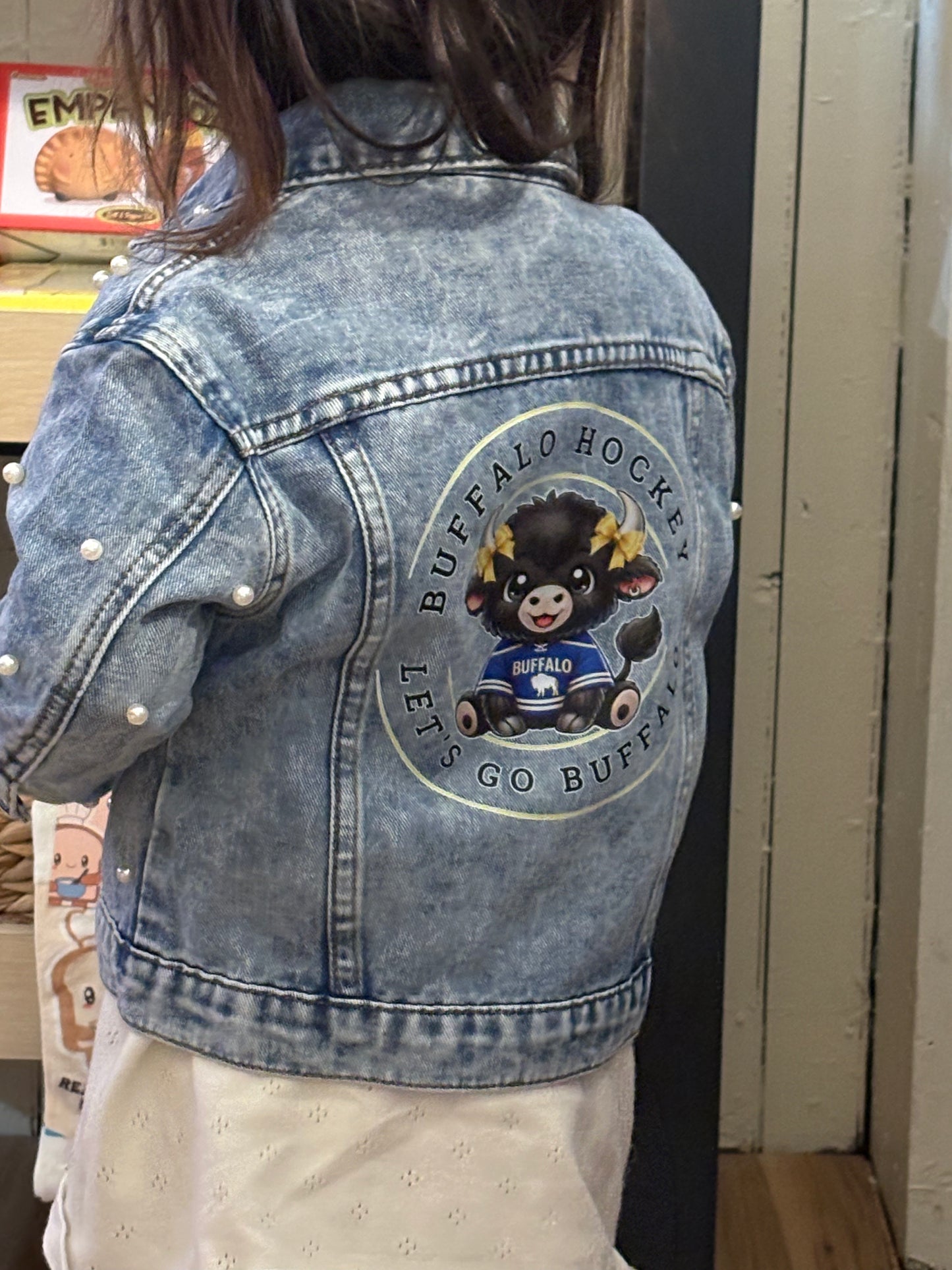 Custom Buffalo Inspired Jean Jacket