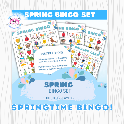 Spring Theme Bingo Game