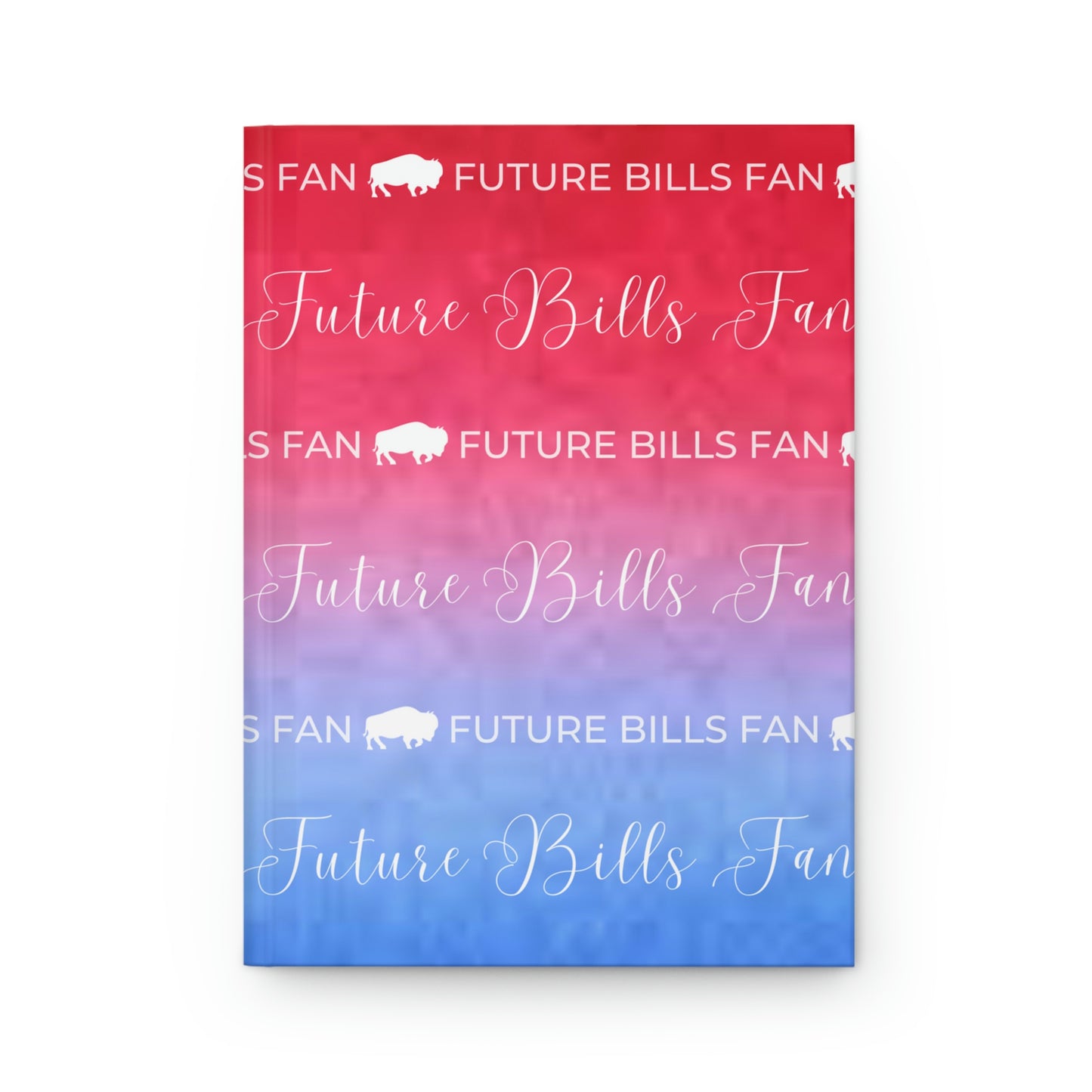 Future Bills Fan Maternity Log 6" x 9" 150 Page (75 sheets) Hardcover Journal Matte