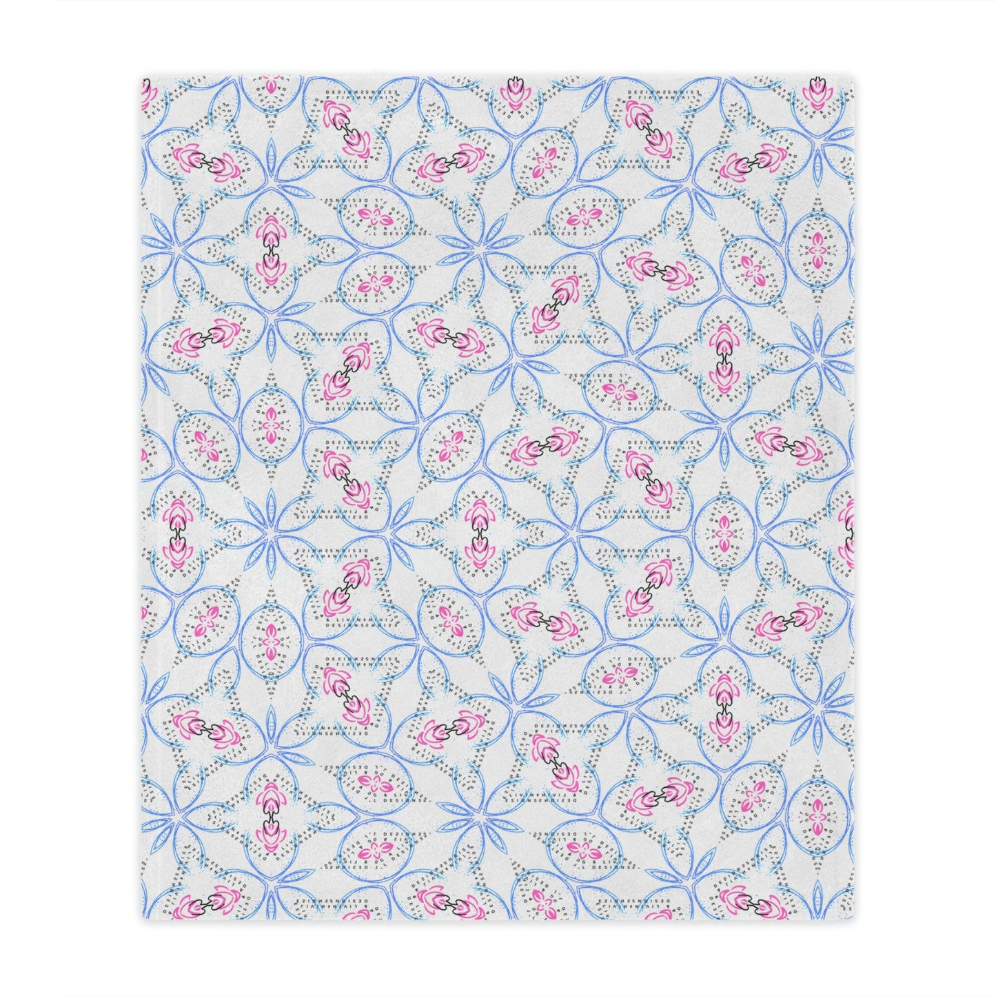 Blue & Pink Minky Blanket
