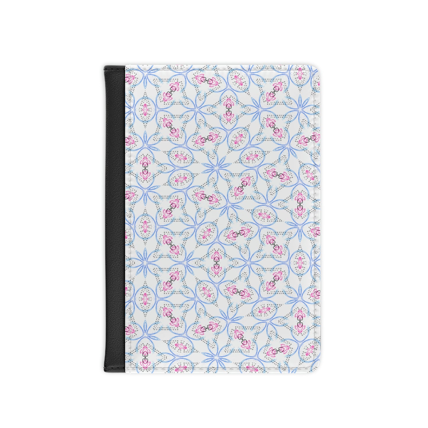 Splashes of Pink & Blue Mash Up Always Passport Cover