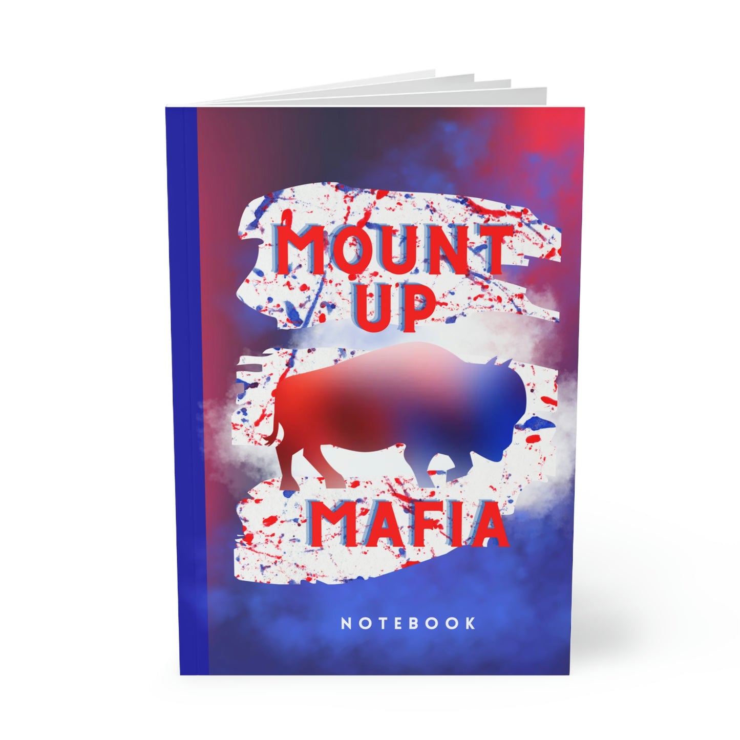"Mount Up Mafia" Buffalo Bills Softcover 6" x 9" Notebook