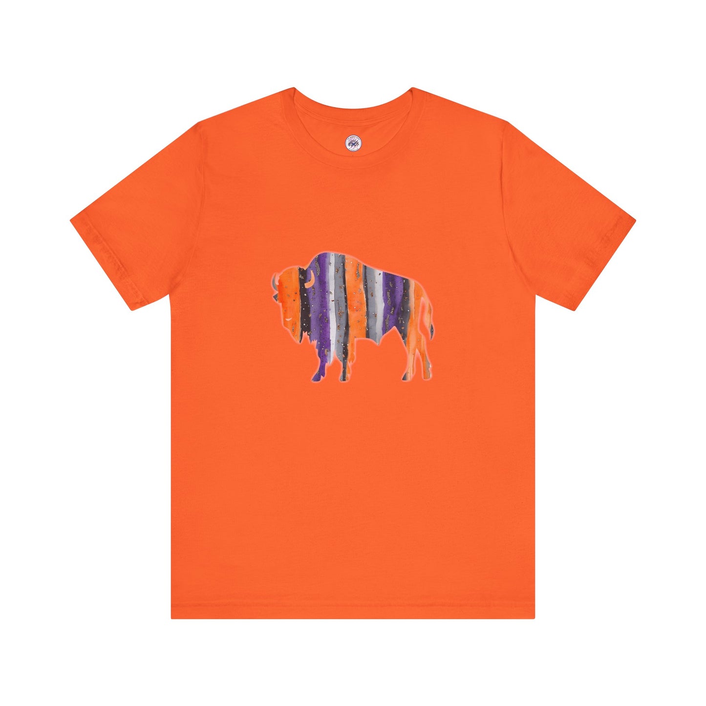 Bandits Watercolor Buffalo Unisex Short Sleeve Tee