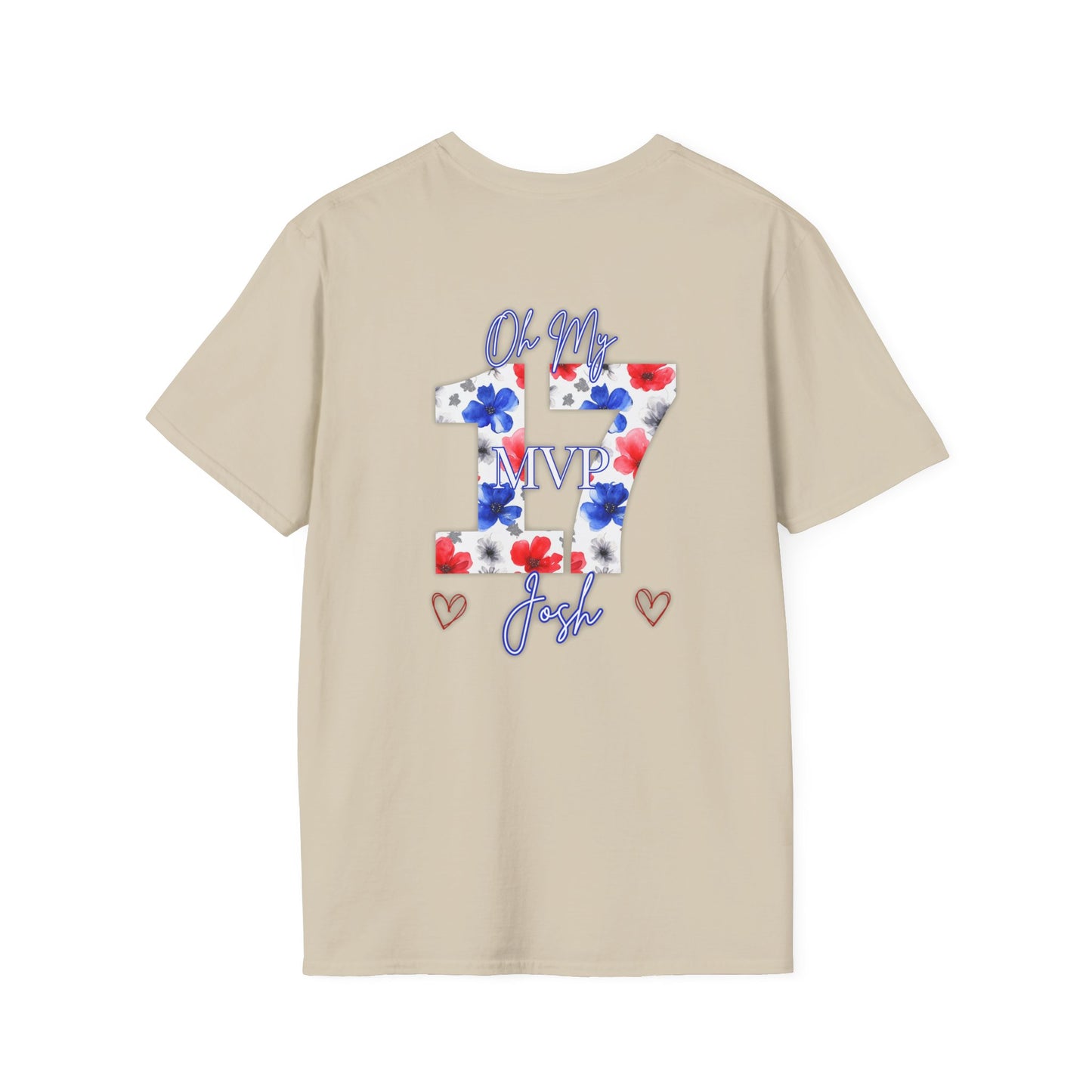 Floral MVP T-Shirt - Unisex Softstyle Tee for Celebrations