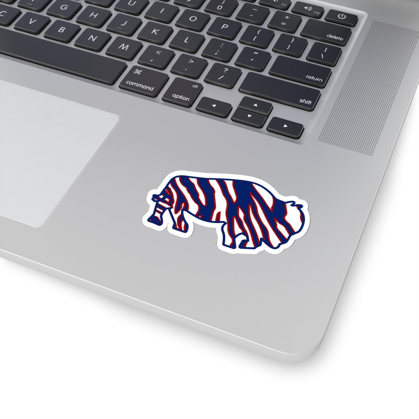 Zubaz Blue Buffalo Sticker