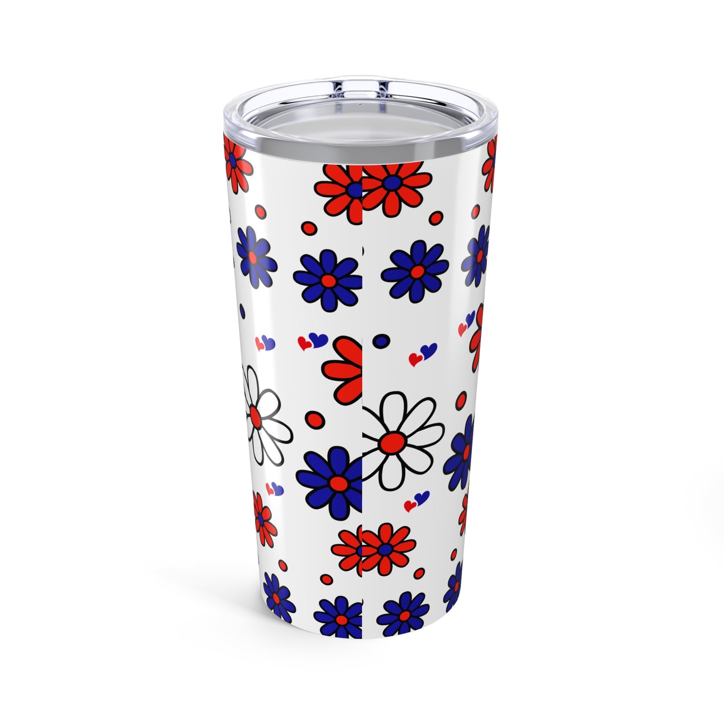 Bills Flower Power Tumbler 20oz