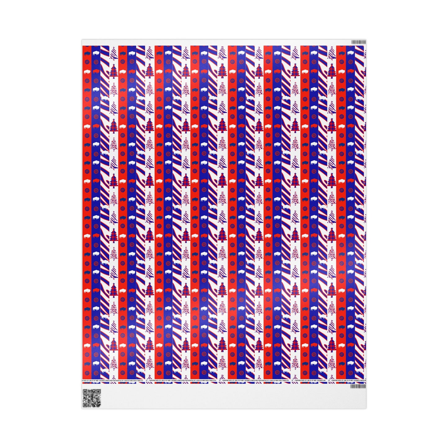 Buffalo Bills HOLIDAY ICON Wrapping Papers