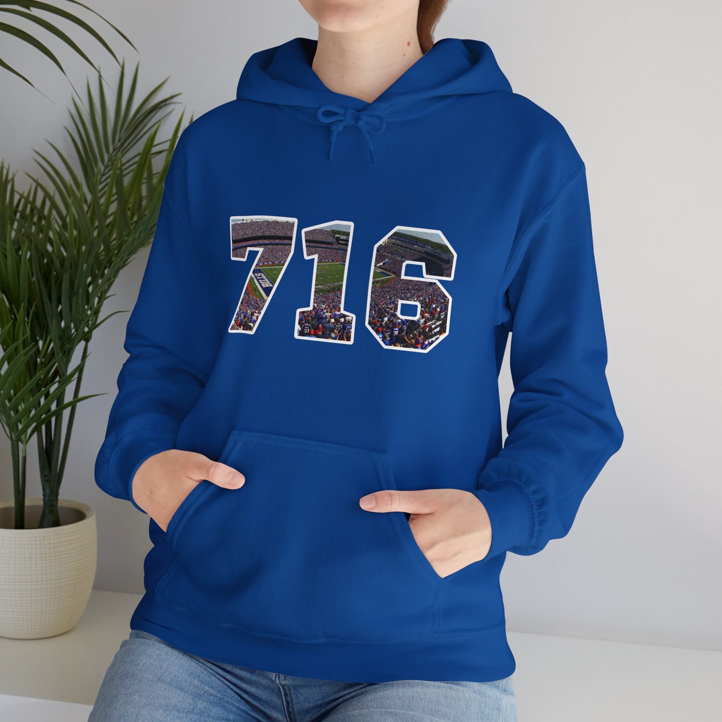 716 Buffalo Bills Stadium Unisex Heavy Blend™ Hooded Sweatshirt