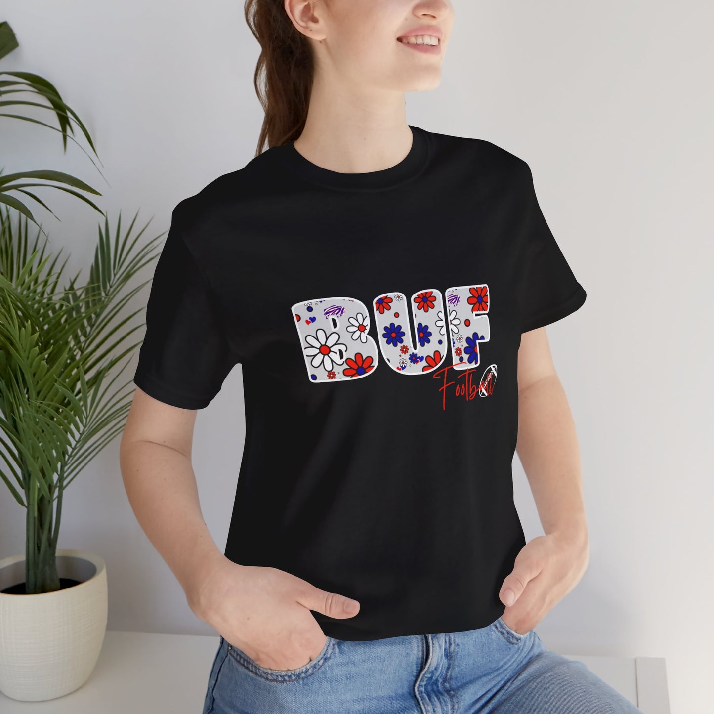 Buffalo Bills Flower Power Print T-Shirt