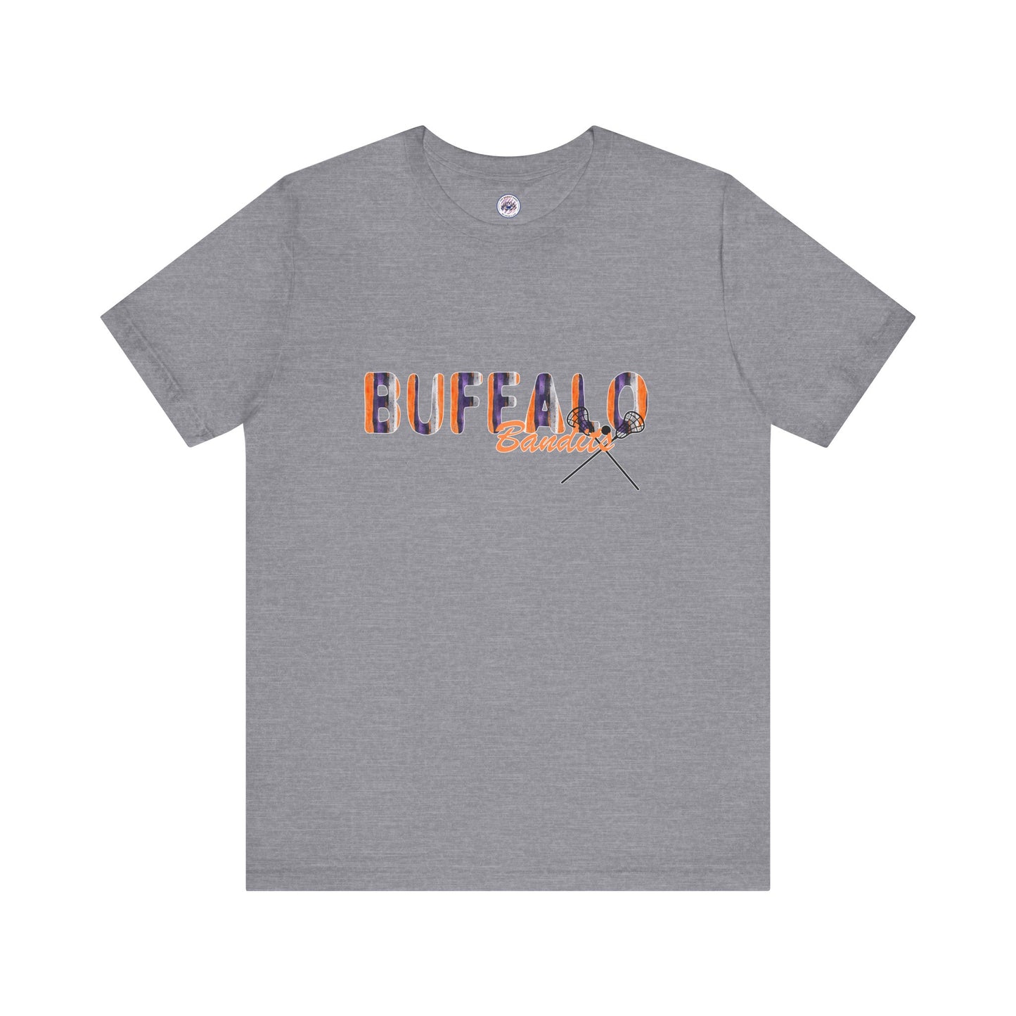 Bandits Watercolor Buffalo Unisex Short Sleeve Tee