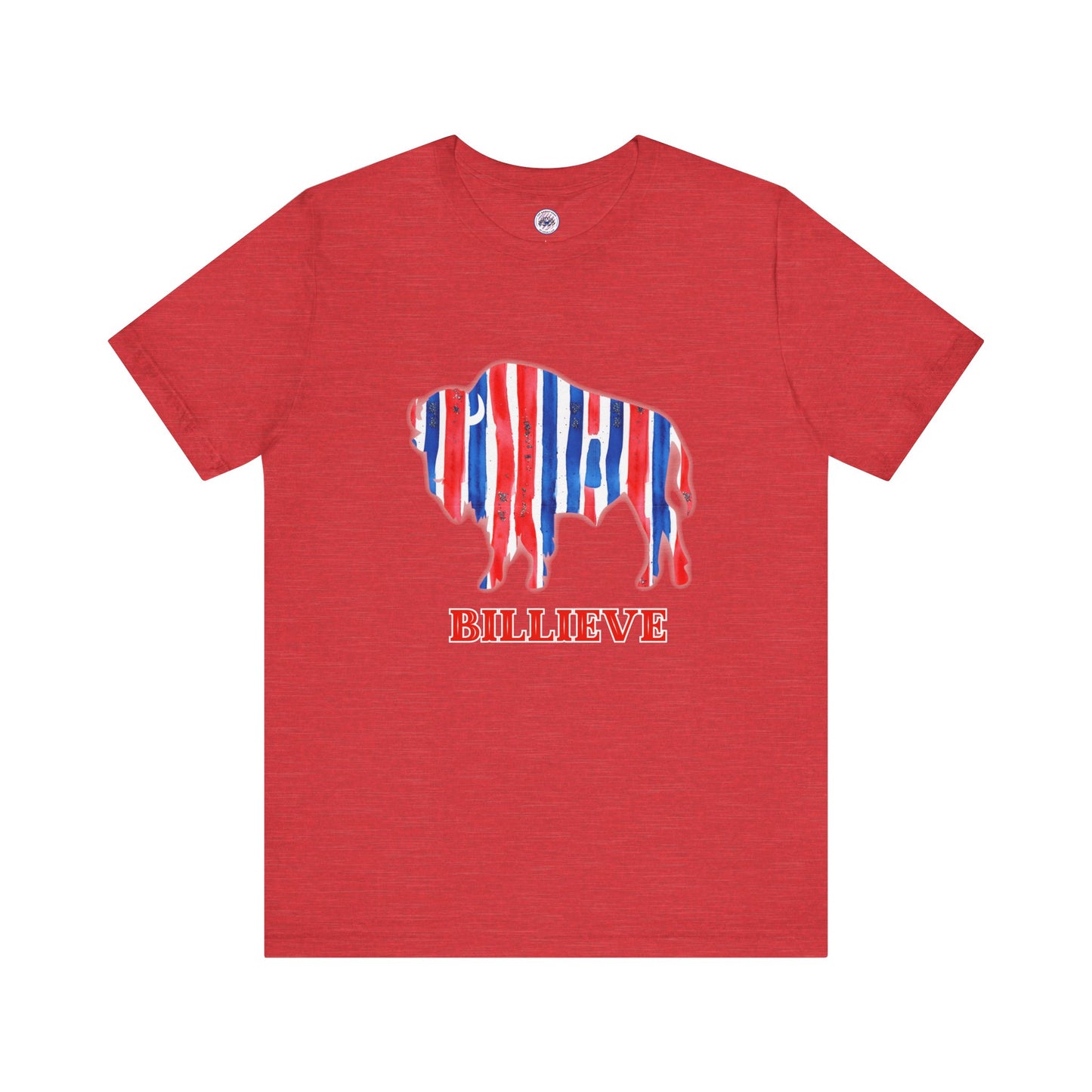 Watercolor Buffalo Unisex Short Sleeve Tee