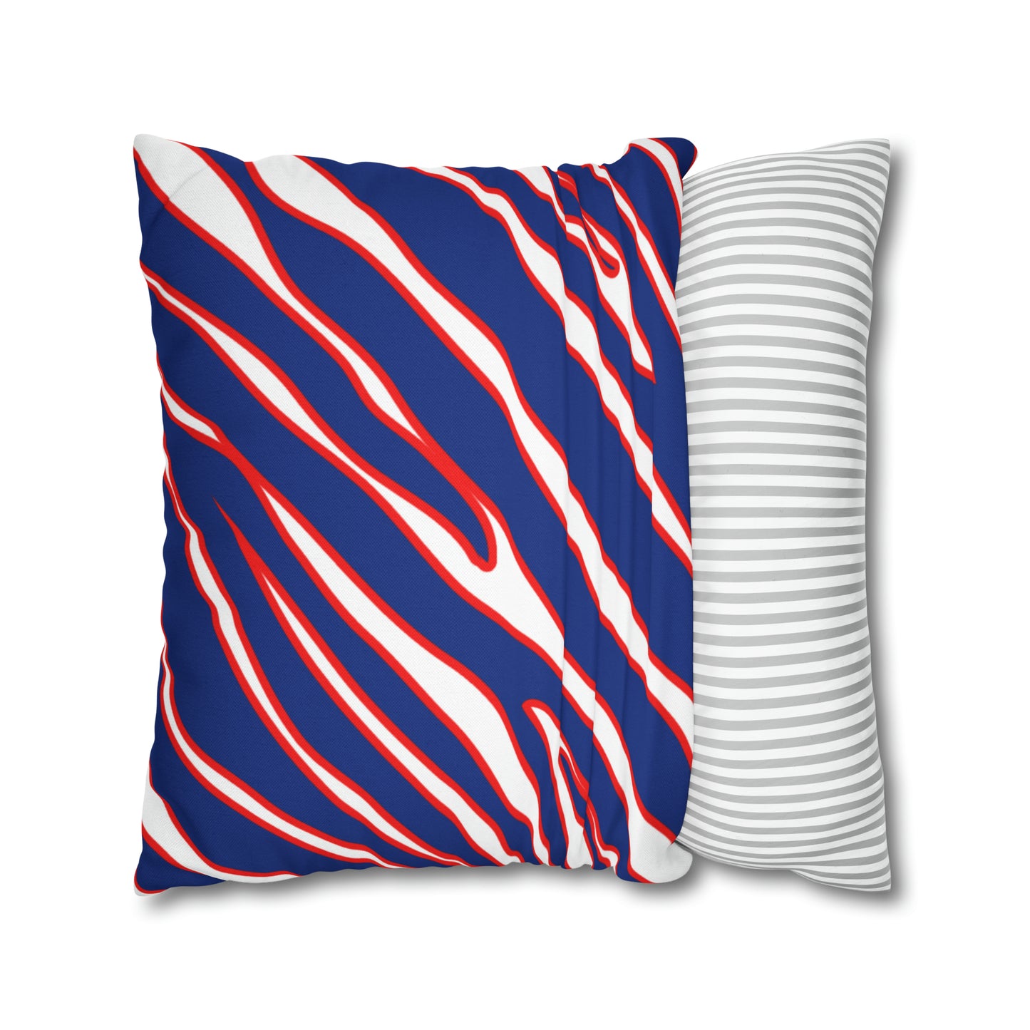 Zubaz Buffalo Bills Spun Polyester Square Pillow Case