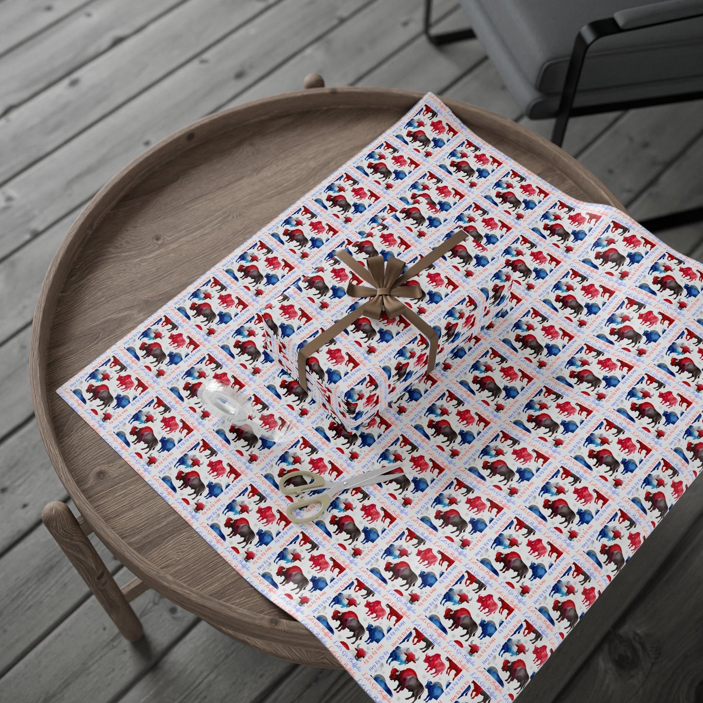 Buffalo Stampede Wrapping Paper