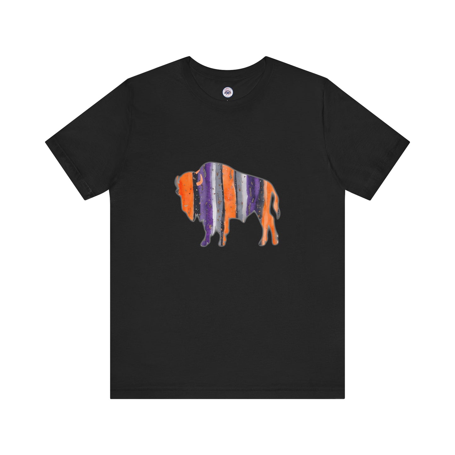 Bandits Watercolor Buffalo Unisex Short Sleeve Tee
