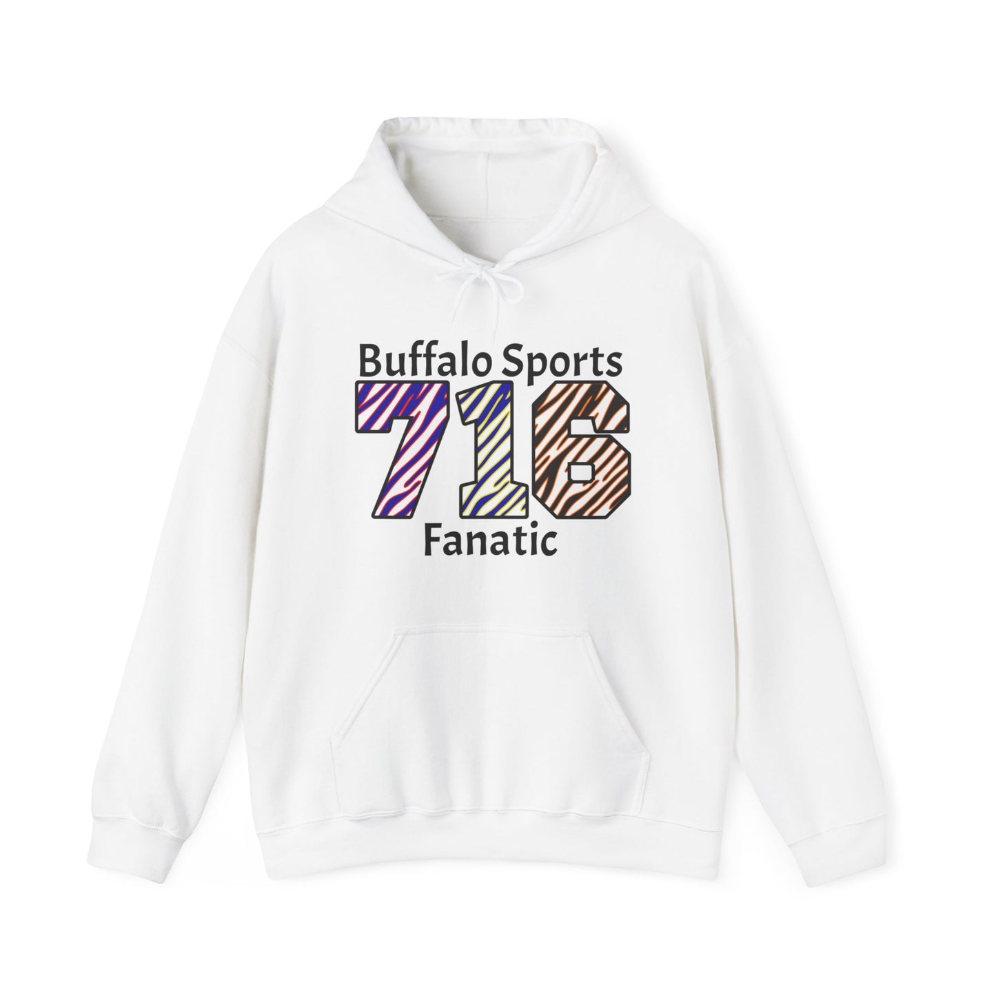 716 Buffalo Sports Fanatic Unisex Heavy Blend™ Hooded Sweatshirt