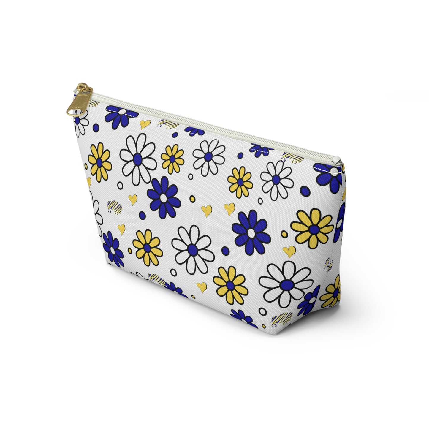 Buffalo Sabres Flower Power Retro Accessory Pouch w T-bottom