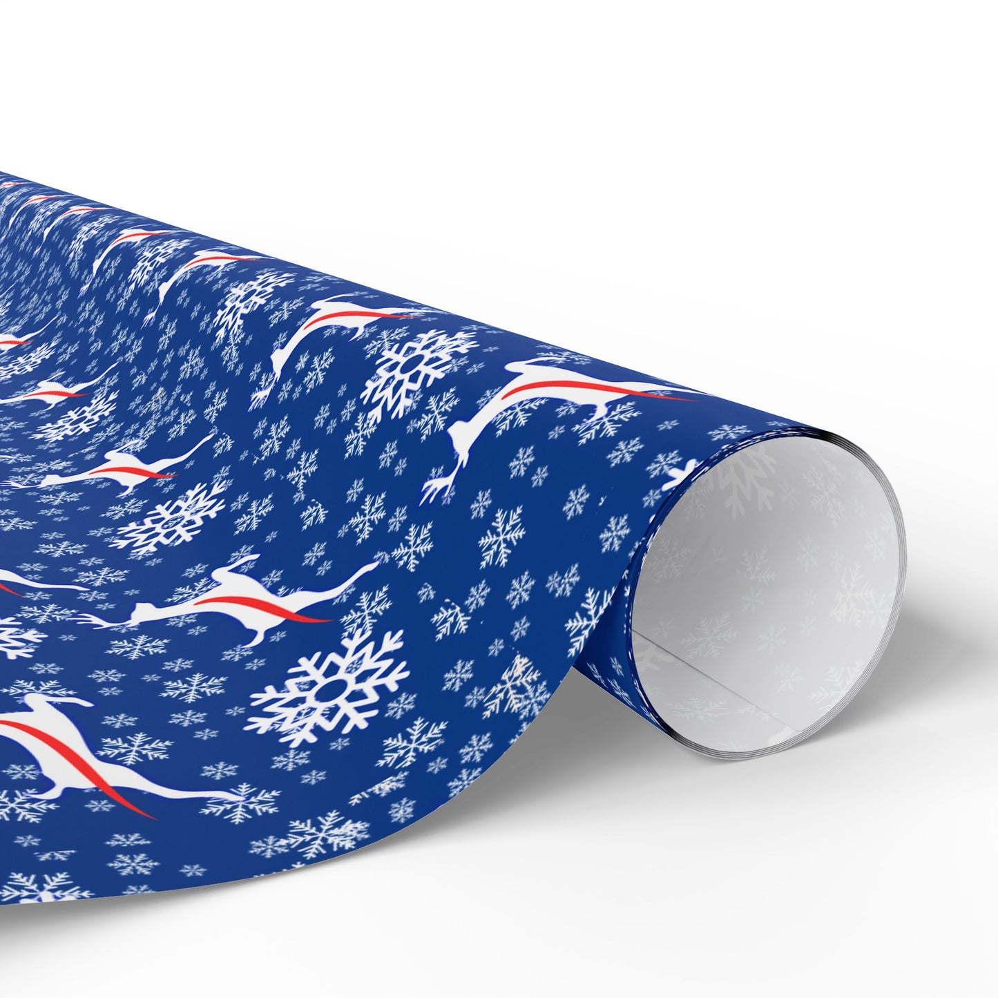 Blue Billmas Wrapping Paper