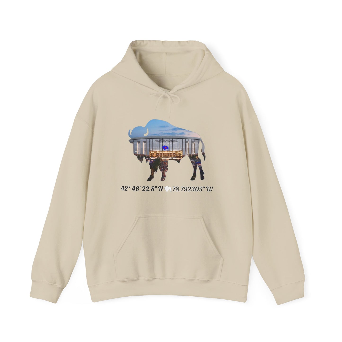 Welcome to Buffalo Football's New Stadium Unisex Heavy Blend™ Hooded Sweatshirt
