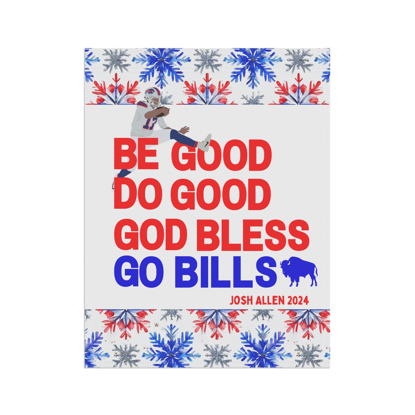 Winter Theme , Be Good, Do Good Flag