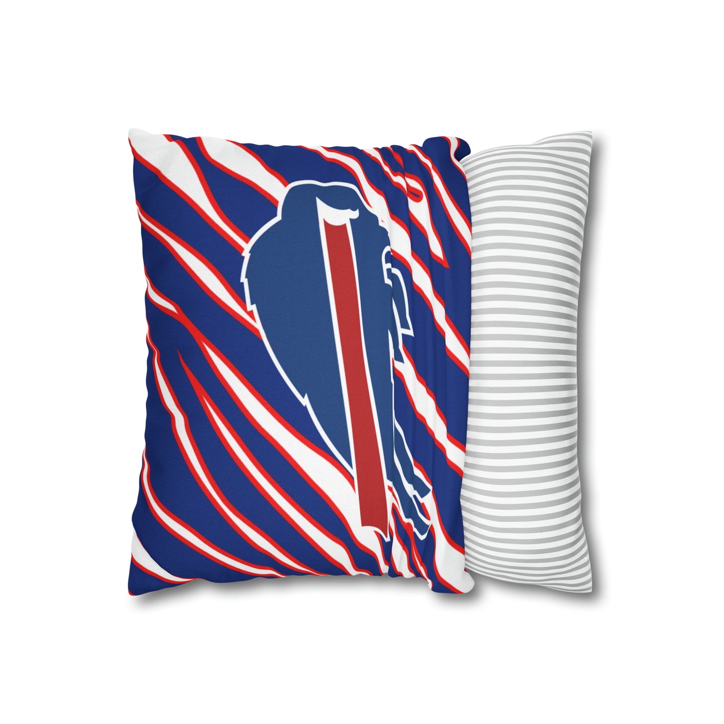 Zubaz Buffalo Bills Spun Polyester Square Pillow Case