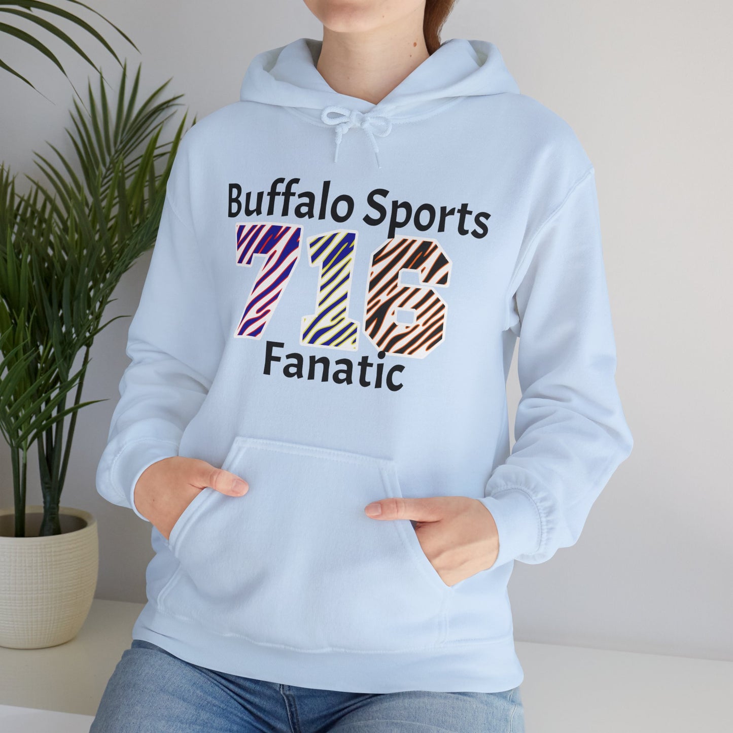 716 Buffalo Sports Fanatic Unisex Heavy Blend™ Hooded Sweatshirt