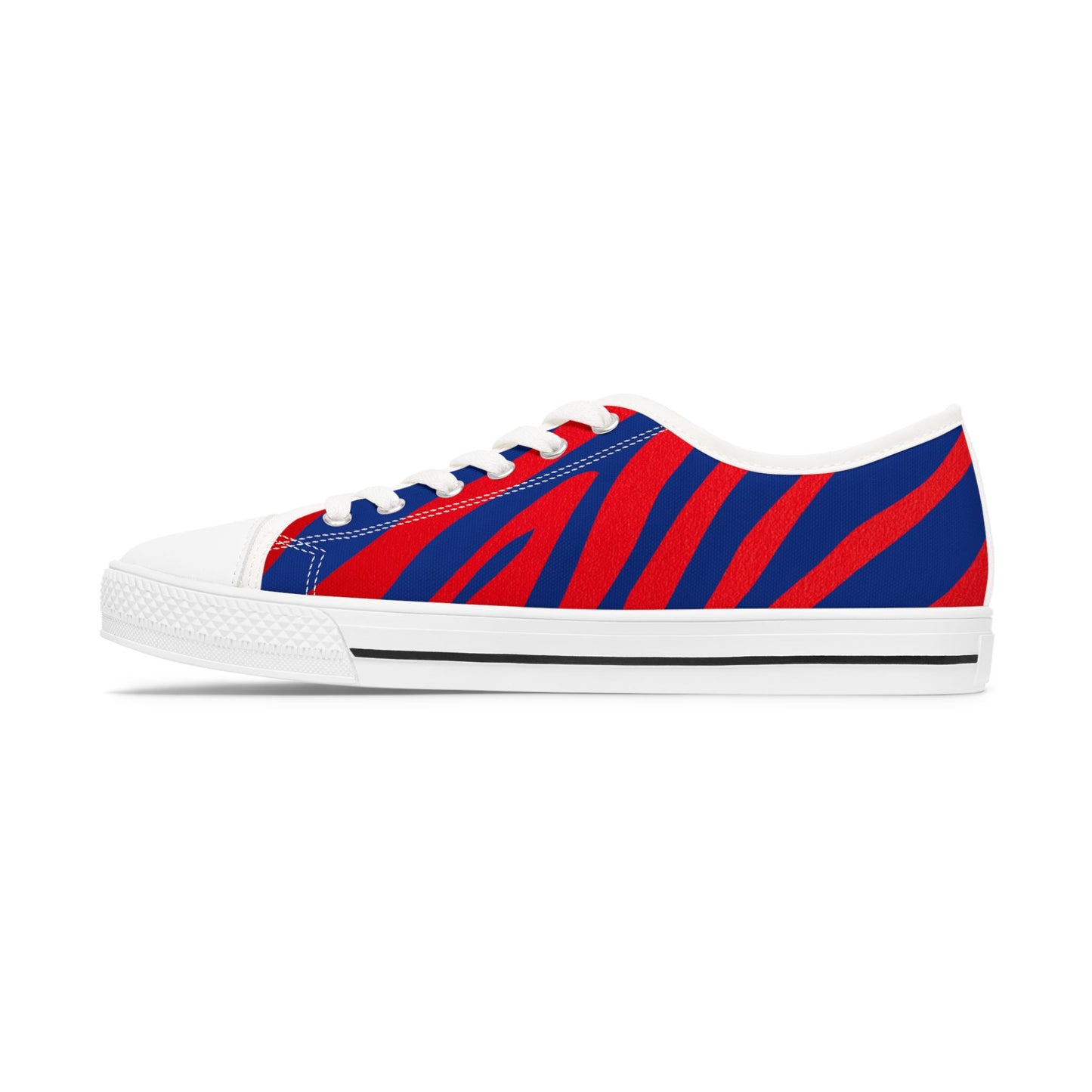 Wild About Buffalo Stripes Women's Low Top Sneakers