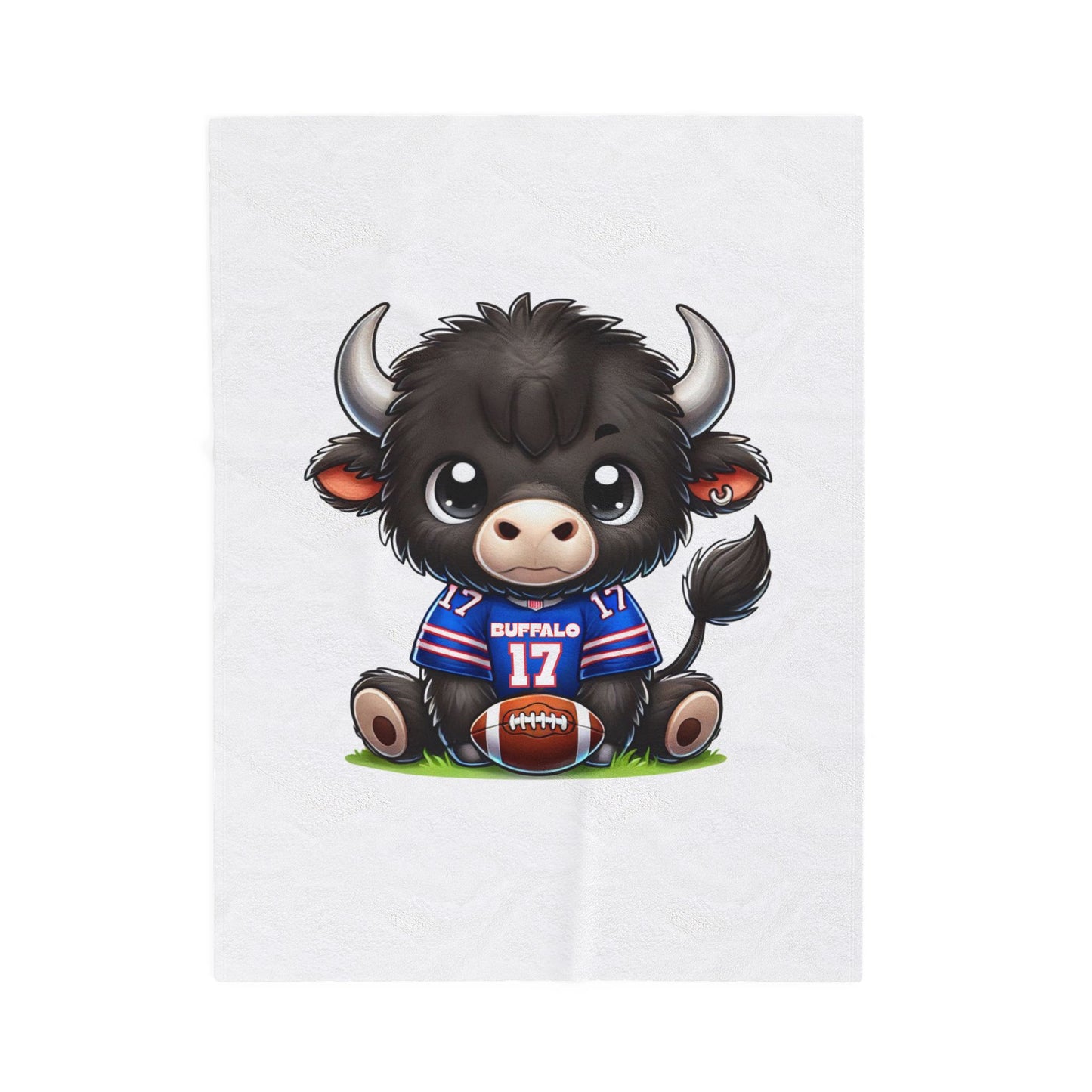 Children’s Buffalo Football Velveteen Blanket