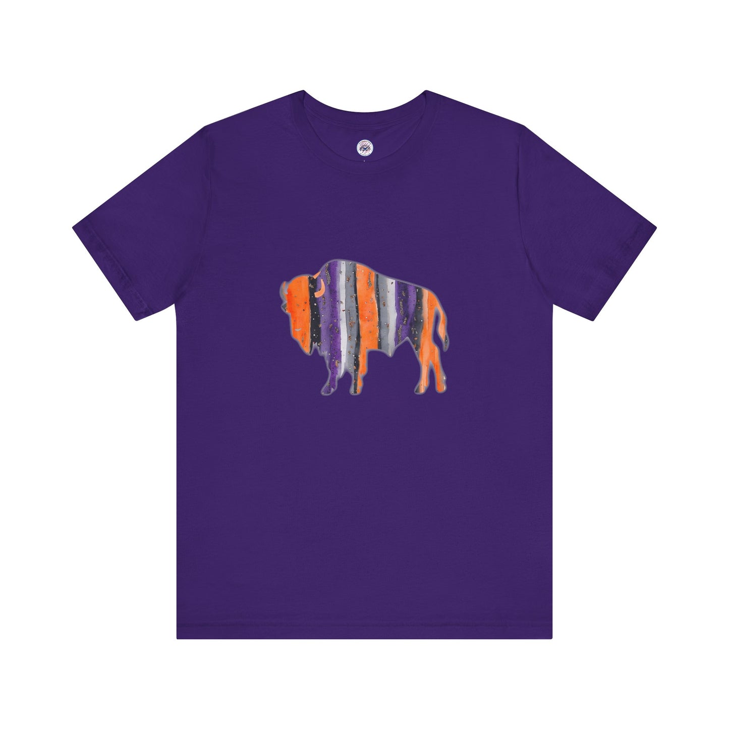 Bandits Watercolor Buffalo Unisex Short Sleeve Tee