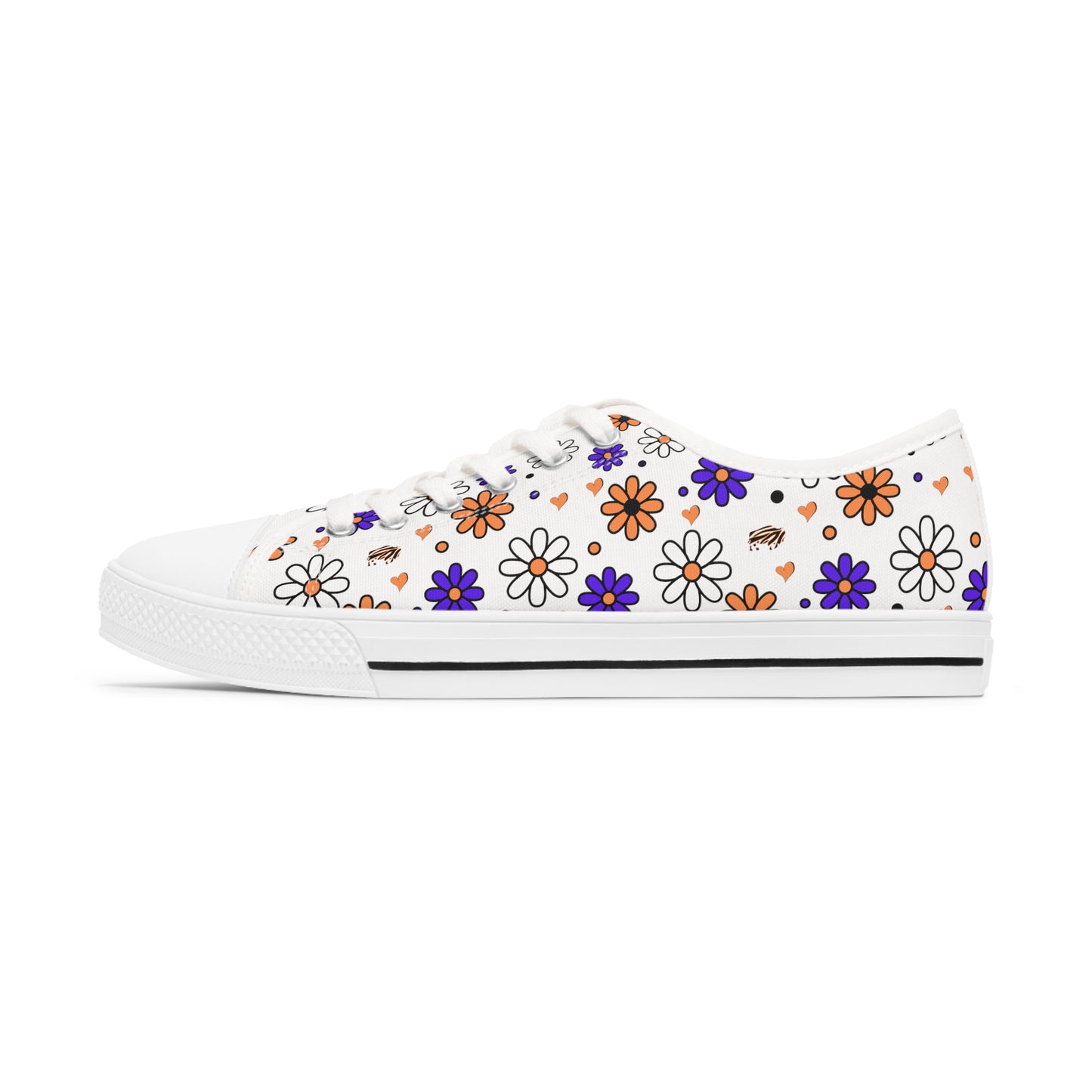 Buffalo Bandits Flower Power Women's Low Top Sneakers